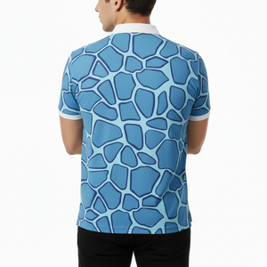 Vêtements décontractés de mode en gros pour hommes : Chemises à manches courtes en tissu tricoté, séchage rapide, personnalisables, respirantes et confortables - Product Image 2