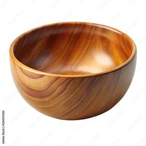 Tazón de madera 100% hecho a mano con aspecto artesanal y suavidad, ideal para refrigerios secos y frutas. - Product Image 6