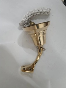 Cloche en laiton poli de qualité supérieure, cloche de temple haut de gamme en laiton, parfaite pour la décoration de temple, de maison, nautique et de jardin extérieur - Product Image 3