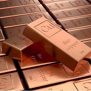 Factory price copper <b>ingots</b> ready stock for steady wholesale supply long term buyers industrial grade material for smelting - Product Image 1