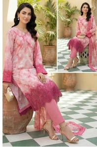 Modern Pakistani Lawn Suits for Women Summer Dress Salwar Kameez Quick Dry <b>Islamic</b> Clothing - Product Image 4