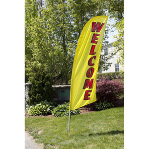Bandera de Pluma Promocional Portátil Transpirable de Polipropileno Tejido con Impresión Personalizada, Correa Ajustable, Instalación Instantánea, Forma de Lágrima - Product Image 1