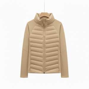 Veste matelassée pour femme, ajustable, pour un usage quotidien, matière douce et confortable, disponible en toutes tailles, avec logo personnalisé. - Product Image 1