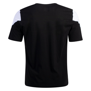 เสื้อยืดแขนสั้นผู้ชายสีดำ คอตตอน คอกลม รับผลิตเสื้อยืดพร้อมสกรีนโลโก้ตามสั่ง - Product Image 2