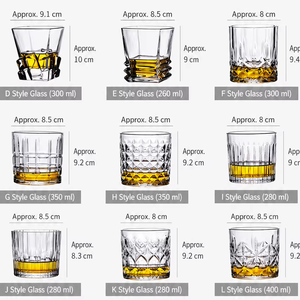 Verres à whisky, verres à whisky à base de verre, verres à cocktail, verres à scotch, à bourbon, à gin, à vodka, à <span class=keywords><strong>brandy</strong></span> – Cadeau pour les amateurs de scotch - Product Image 1