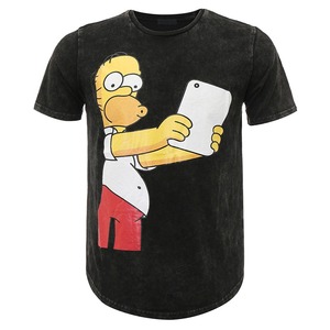 เสื้อยืดคุณภาพสูง ผ้าคอตตอนหนา พิมพ์ลายกราฟิกได้ตามต้องการ เสื้อยืดโอเวอร์ไซส์สำหรับผู้ชาย - Product Image 5