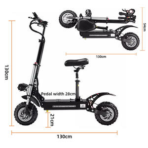 Vélo Électrique Pliant Tout-Terrain AFTFA 11 Pouces à Double Moteur Haute Vitesse 60V 5400W pour Adultes - Vente en Gros - Product Image 2