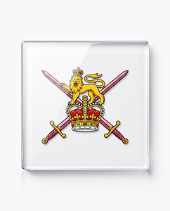 Nuevo Posavasos Acrílico Personalizado con Logotipo del Ejército, Brillante, Multicolor, Venta al por Mayor - Product Image 1