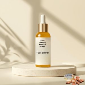 Aceite Orgánico Prensado en Frío ODM/OEM para el Crecimiento y Tratamiento del Cabello, Aceite de Argán de Marruecos Orgánico sin Enjuague a Granel - Product Image 2