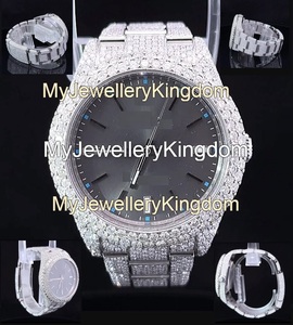 Reloj de Acero Inoxidable con Moissanita VVS, Reloj Mecánico con Diamantes para Hombre, Estilo Hip Hop, Relojes con Moissanita, 100% Pasa el Test de Diamantes - Product Image 3