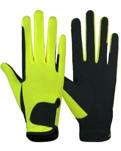 Gants d'équitation en cuir pour homme, à doigts entiers, avec fermeture auto-agrippante, pour l'hiver - Product Image 3