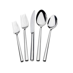 Modern loop Design of Silver Mirror Polished <b>Cutlery</b> Set Stainless Steel Knife Spoon and Fork Set <b>Cutlery</b> - Product Image 1
