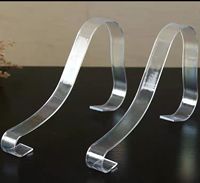 2026 En gros Supports de présentation de chaussures modernes en acrylique transparent (épaisseur 2mm-8mm) Finition polie pour taille et couleur personnalisées