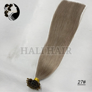 Extensiones de cabello vietnamita Super Double Drawn U Tip de alta calidad Remy Venta caliente al por mayor Hali Double Drawn Straight U Tips - Product Image 5