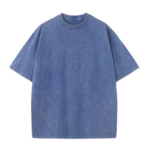 T-shirt promotionnel personnalisé en coton lavé 100 % pour événements extérieurs avec logo – Meilleure vente - Product Image 2