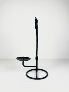 Portavelas de Metal con Diseño de Caballito de Mar Negro, Decoración Artística para el Hogar, Ideal para Decoración de Interiores y Ocasiones Especiales - Product Image 3
