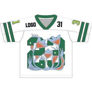 Camisetas de fútbol retro unisex de malla extragrande con estampado personalizado, top corto de corte holgado, camisetas de moda de fútbol en blanco para ropa urbana - Product Image 2