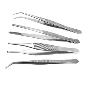 Safety Point ชุดคีมผ่าตัด4ชิ้น,คีมตกแต่งผ้าฝ้ายแหนบสำหรับวิทยาลัยลอนดอน - Product Image 1