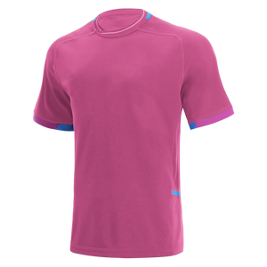 Camiseta Deportiva Rosa para Hombre, Manga Corta, Cuello Redondo, para Entrenamiento y Uniformes de Equipo - Product Image 1
