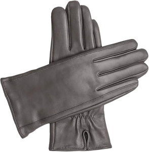 Wholesale High Quality Winter Lambskin Leather <b>Gloves</b> for Men Women Touchscreen Thermal <b>Warm</b> Outdoor Travel - Product Image 2