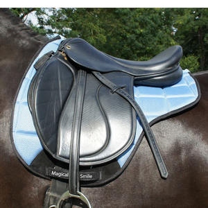 Almohadillas de Silla de Montar de Alta Calidad con Flujo de Aire, Almohadilla de Lujo Azul Pastel para Salto, Almohadillas de Silla de Montar Ridder Love This - Product Image 3