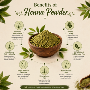 Poudre de feuilles de henné sauvage 100% naturelle, extrait d'herbes, colorant capillaire pour cheveux noirs au meilleur prix d'Inde - Product Image 4