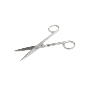 Tijeras de operación Grazil veterinarias de acero inoxidable de alta calidad, tijeras quirúrgicas rectas afiladas de 14cm para kits de veterinarios - Product Image 1