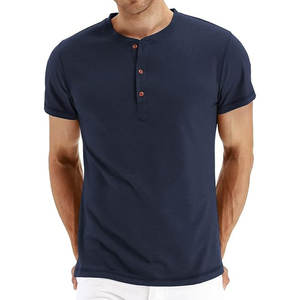 Nouveaux T-shirts unisexes de luxe en coton 100% de qualité supérieure, design classique, respirants, avec patte de boutonnage avant, personnalisables, pour l'été - Product Image 4