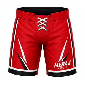 Ensemble d'uniformes de hockey sur glace personnalisés – Maillot de hockey rouge, short, chaussettes et gants – Fabricant de vêtements de sport d'équipe – Fournisseur OEM en gros - Product Image 4