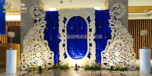 Marco Dorado para Decoración de Bodas Tradicionales Indias, Estilo Bollywood, Panel de Escenario para Nikah Asiático, Decoración para Eventos en Australia - Product Image 5