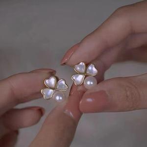 Zhuji Luxury Premium 11-12mm Freshwater <b>Pearl</b> <b>Earrings</b> Natural Light Luxury Premium Wholesale Fashion Matching Gift Box Hundred - Product Image 3