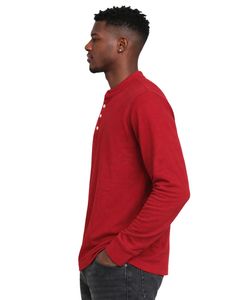 Maglia Henley Waffle con Stemma Kappa Alpha Psi, Abbigliamento per Fraternità Greca con Design Classico, Comfort Premium e Vestibilità Elegante - Product Image 3