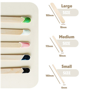 Spatule en bois Zizuss, grande taille, pour épilation corporelle, outil d'épilation coréen, haute qualité - Product Image 6