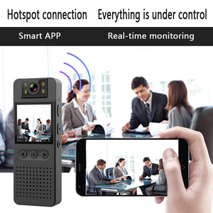 1080P Wearable Body <b>Camera</b> 180 Degree Rotating Lens 150 Degree Wide Angle <b>Night</b> <b>Vision</b> Motion Detection for Cycling Travel - Product Image 5