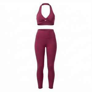 Ensemble de yoga pour femmes, vêtements de fitness, soutien-gorge de sport, leggings, vêtements de sport sans couture, vêtements de sport athlétiques, vêtements d'entraînement, pantalons - Product Image 1