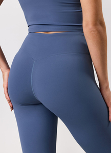 Leggings de Yoga para Mujer, Transpirables, Sin Costuras, de Alta Elasticidad, Cintura Elástica, Diseño Sólido, Nailon y Spandex, Pantalones Deportivos para Fitness - Product Image 4