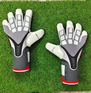 Gants de gardien de but imperméables et respirants pour l'extérieur, avec doigts entiers, contact en latex sur la paume avant, impression par sublimation sur le dos de la main en silicone - Product Image 5