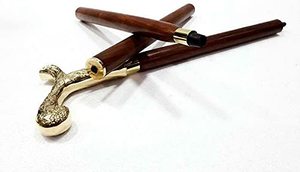 Modern Style Brass Handle Walking <b>Stick</b> Wooden Cane Antique Gentleman Handmade Decorative Collectible Floor High Quality - Product Image 2