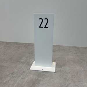 Custom Metal <b>Table</b> Numbers with Place <b>Card</b> Holder for Wedding Party Decoration - Product Image 2