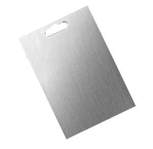 Planches à découper rectangulaires en acier inoxydable antibactériennes double face pour la découpe des fruits et légumes de votre cuisine, usage quotidien - Product Image 3