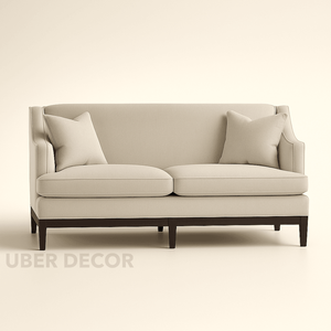 โซฟา Loveseat รุ่น Durban ขนาด 60 นิ้ว ดีไซน์หรูหราหุ้มเบาะอย่างดี สำหรับ 2 ที่นั่ง เหมาะสำหรับตกแต่งบ้านสไตล์โมเดิร์น โดย Uber Decor - Product Image 4