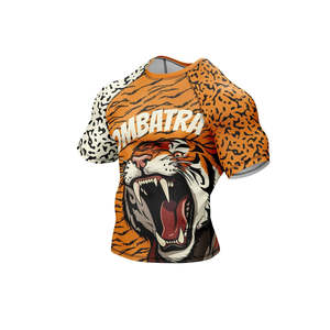 เสื้อรัดกล้ามเนื้อแขนสั้นสำหรับฝึกซ้อมบราซิลเลียนยิวยิตสู แบรนด์ Kingz สีดำ สำหรับผู้ชายและผู้หญิง ระดับมืออาชีพ - Product Image 6
