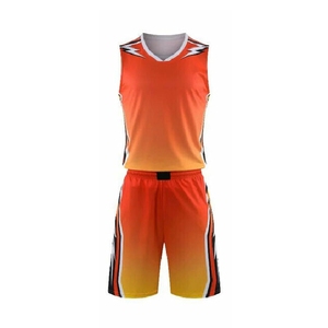 Uniformes de Baloncesto Personalizados al por Mayor, Ropa Deportiva de Secado Rápido y Transpirable de Poliéster, Incluye Camisetas y Pantalones, Conjunto Sublimado - Product Image 4