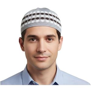 Bonnet de prière musulman, bonnet traditionnel islamique Kufi pour un usage quotidien - Product Image 1