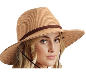 Sombreros Panamá para Mujer en Venta, Ajustables, Talla Personalizada, Formales, Estilo Vaquero, Jazz, Malla Transpirable, con Logotipo Personalizado - Product Image 2