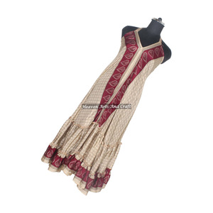 Nuevos Vestidos de Seda Estilo Hippie Boho para Mujer, Vestido Largo de Seda Sari Vintage, Precio al por Mayor, Colores Variados, Talla Única - Product Image 6