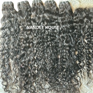 Extensions de cheveux humains vierges Remy bruts HD Lace Bulk Vague de cheveux brésiliens Tressage Échantillon gratuit Paquet de cheveux Exportation directe de l'Inde - Product Image 3