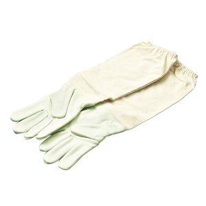 Gants de sécurité pour apiculteur avec manchette en cuir, 16 pouces, durables, respirants, anti-vibrations, résistants aux perforations, stériles, antistatiques - Product Image 1