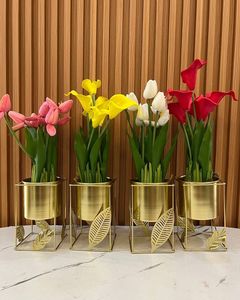 Decorative Modern Iron Powder Coated Eco-Friendly Durable Lightweight Plant Stand Drainage Hole <b>Hanging</b> Option Home <b>Garden</b> - Product Image 5
