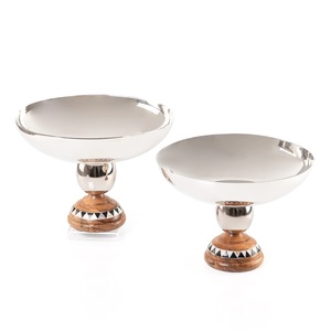 Hot Selling Modern Stainless Steel Bowls Trays for Home Decor Salad/Fruit/Nut Use Counters/<b>Tabletops</b> Handmade Eco-Friendly - Product Image 1